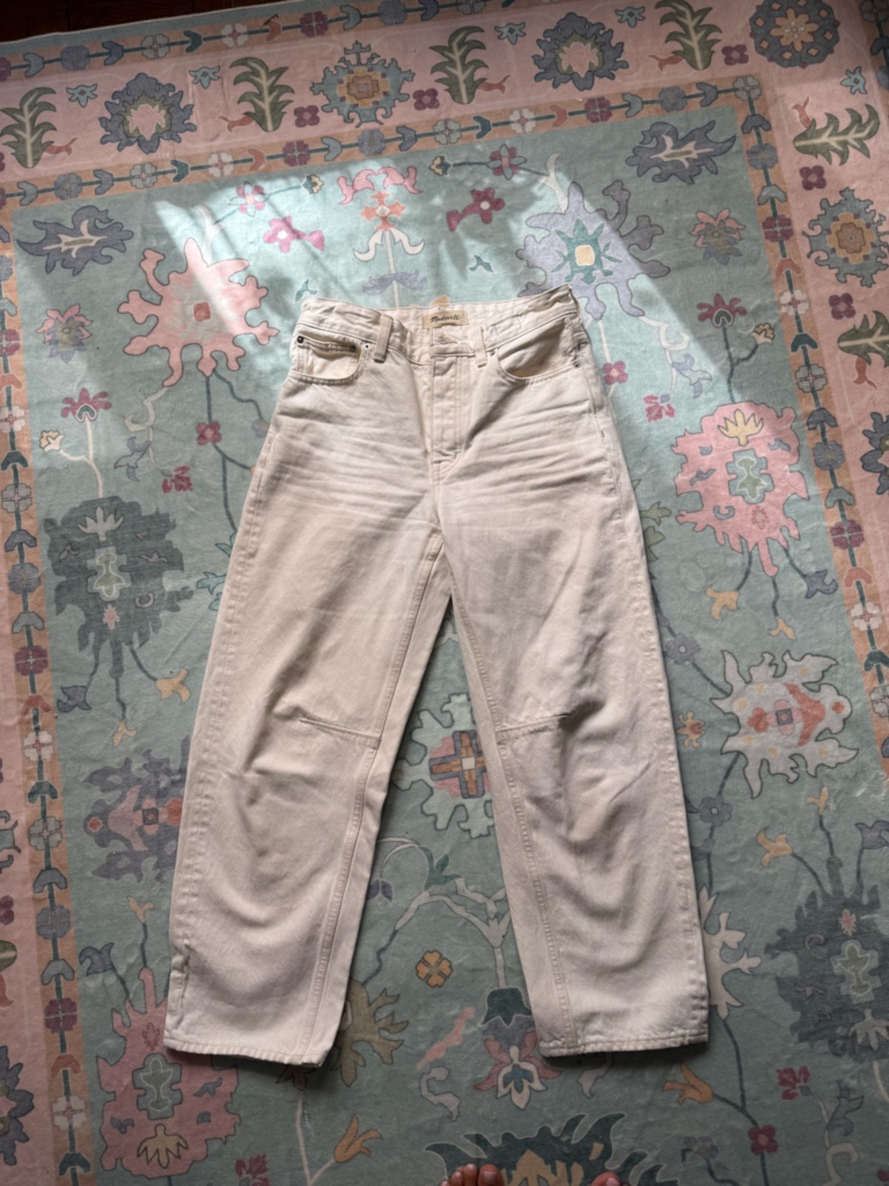 Madewell Darted Barrel Leg Jean